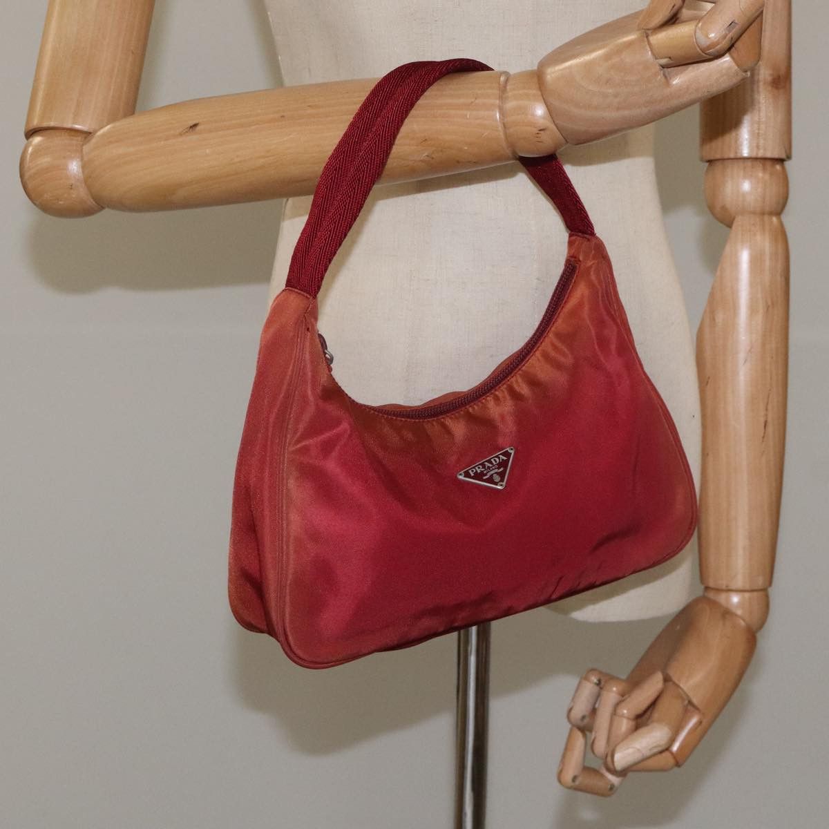 Prada Re-Nylon Red Synthetic Clutch Bag (Pre-Owned) Size ONE SIZE - 18 Thumbnail