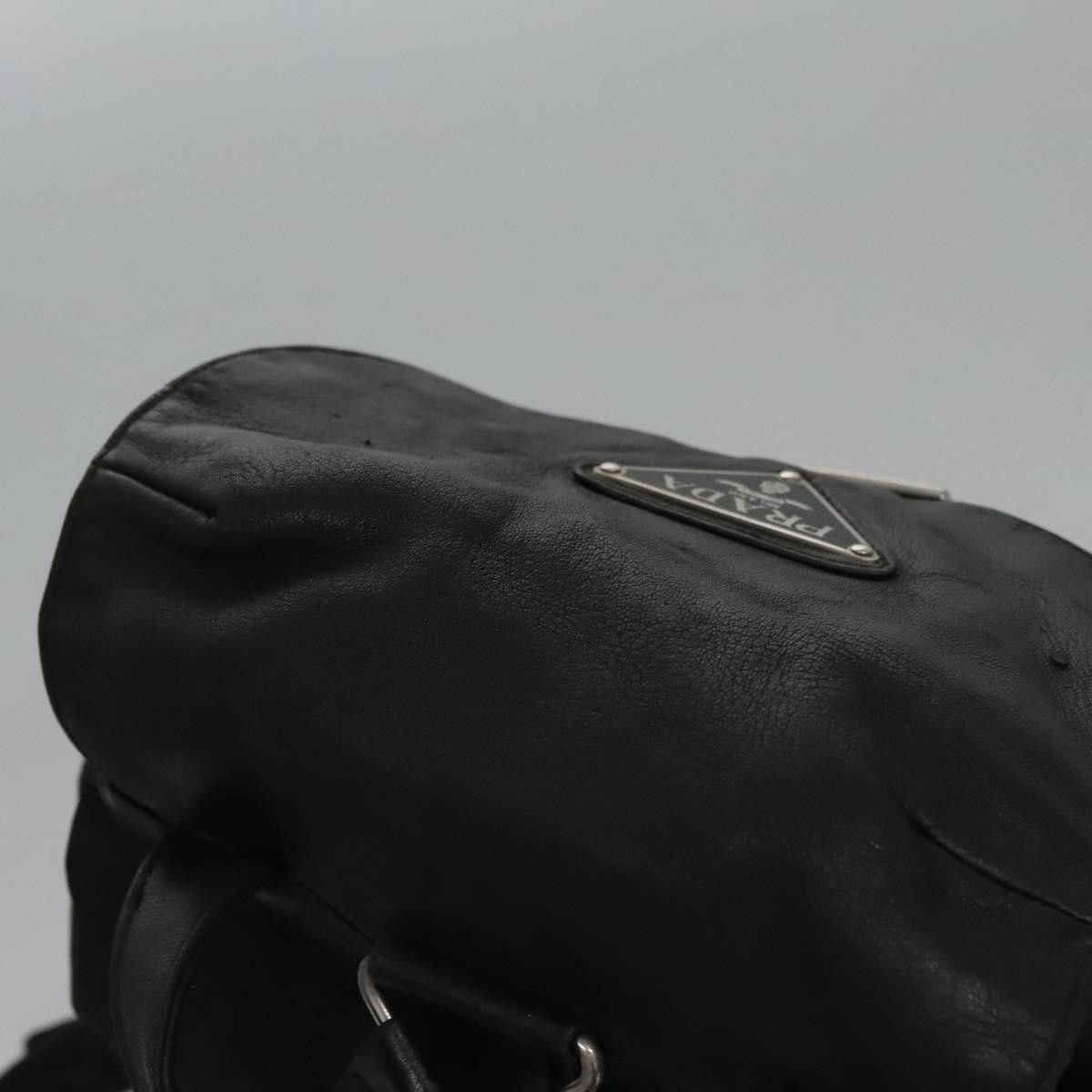Prada Re-Nylon Black Synthetic Backpack Bag (Pre-Owned) Size ONE SIZE - 20 Thumbnail
