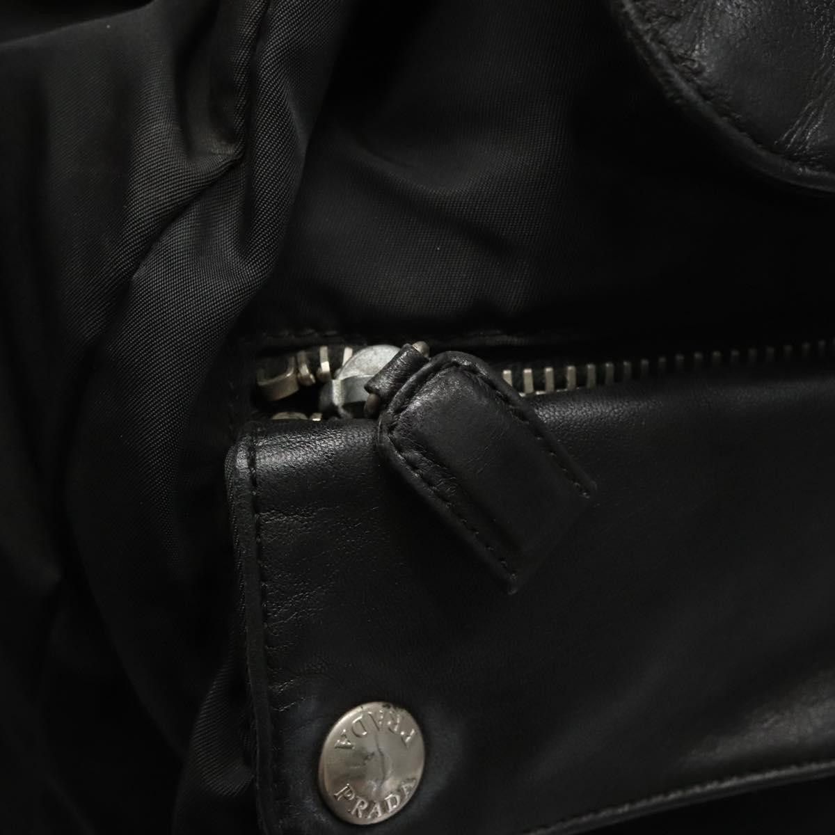 Prada Re-Nylon Black Synthetic Backpack Bag (Pre-Owned) Size ONE SIZE - 15 Thumbnail