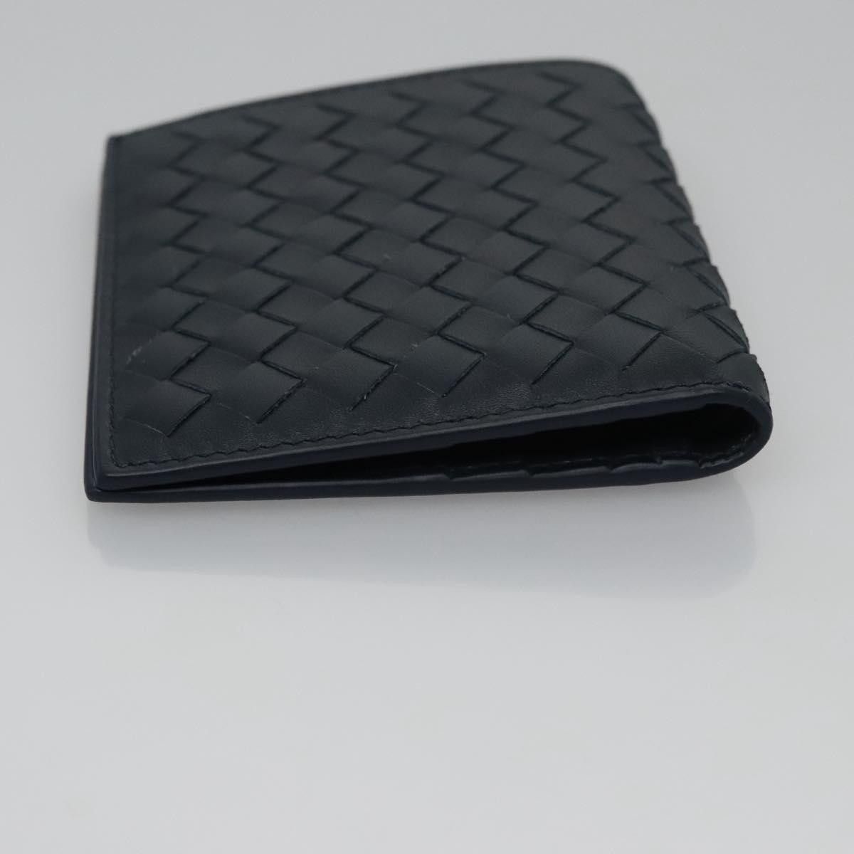 Bottega Veneta Intrecciato Navy Leather Wallet (Pre-Owned) Size ONE SIZE - 15 Thumbnail
