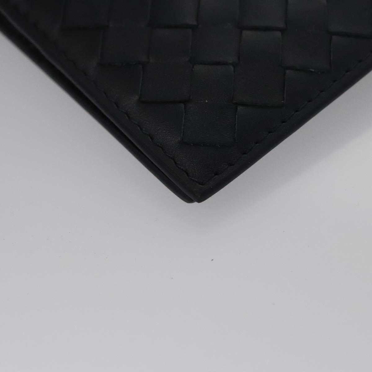 Bottega Veneta Intrecciato Navy Leather Wallet (Pre-Owned) Size ONE SIZE - 8 Thumbnail