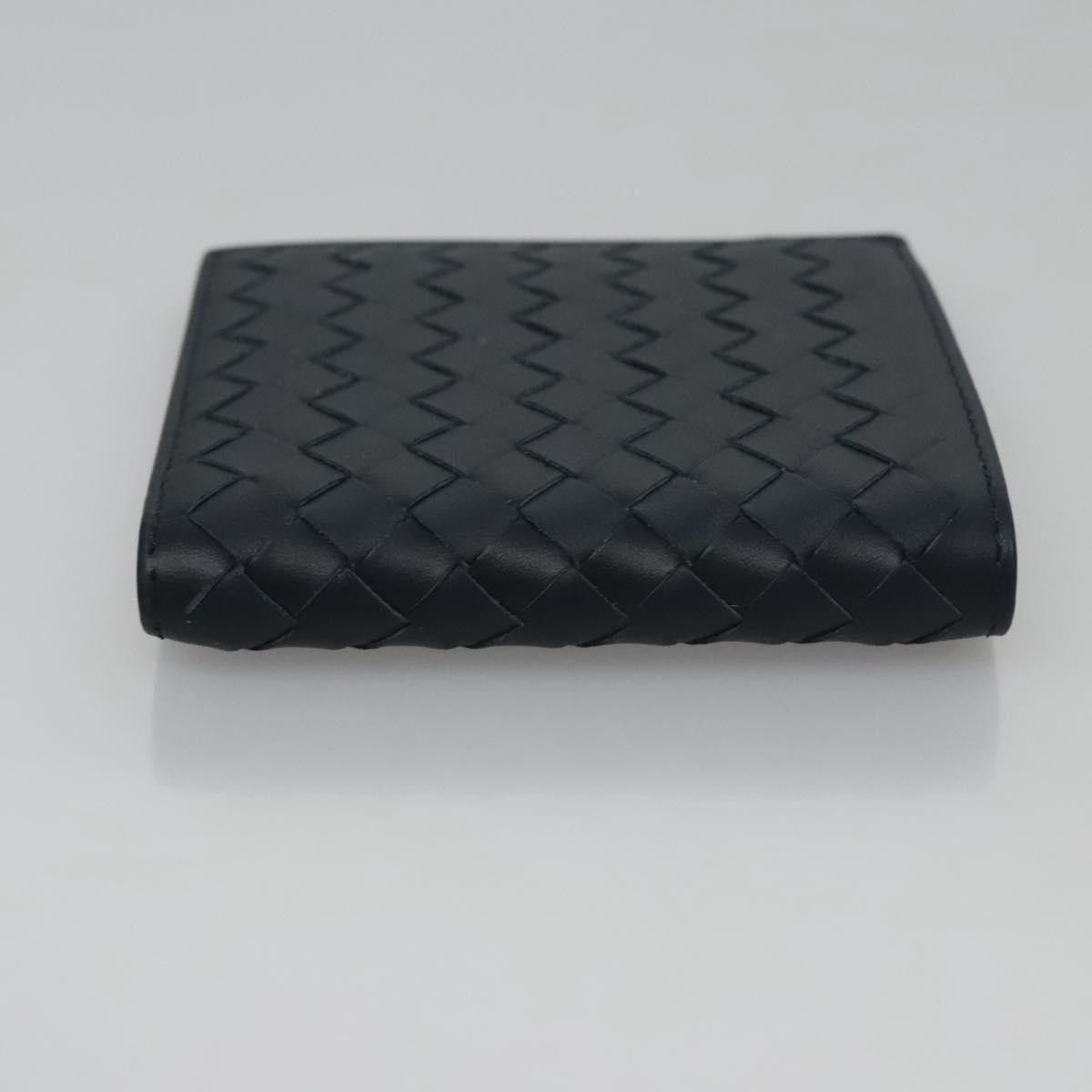 Bottega Veneta Intrecciato Navy Leather Wallet (Pre-Owned) Size ONE SIZE - 4 Thumbnail