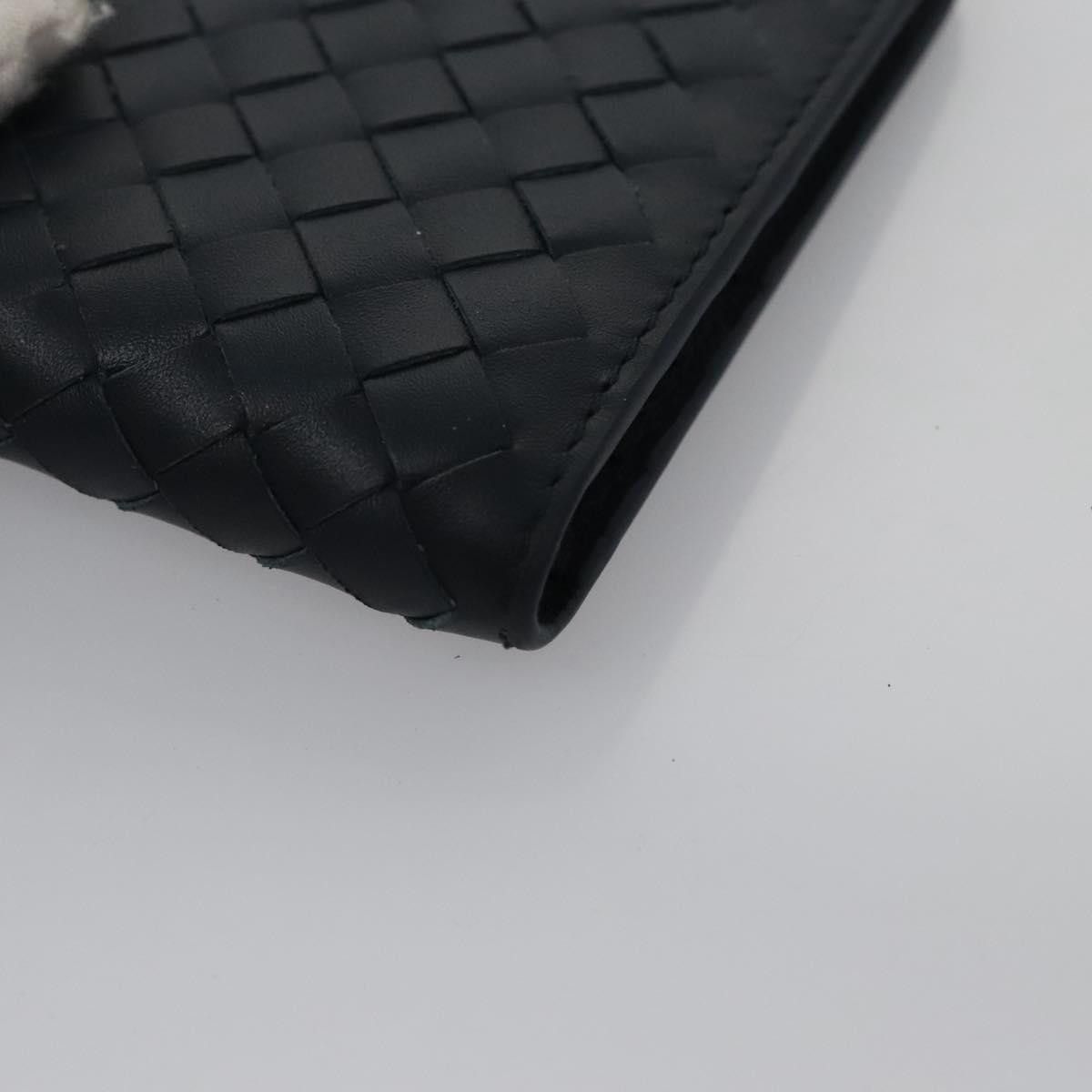 Bottega Veneta Intrecciato Navy Leather Wallet (Pre-Owned) Size ONE SIZE - 7 Thumbnail