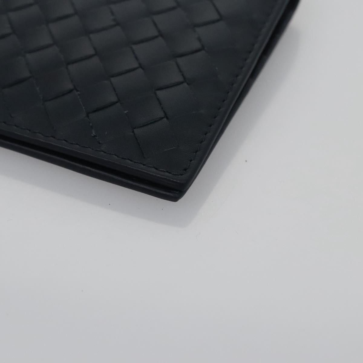 Bottega Veneta Intrecciato Navy Leather Wallet (Pre-Owned) Size ONE SIZE - 5 Thumbnail