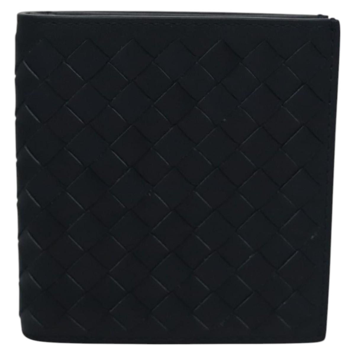 Bottega Veneta Intrecciato Navy Leather Wallet (Pre-Owned) Size ONE SIZE - 2 Thumbnail