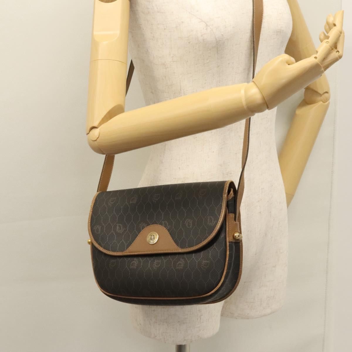 Dior Honeycomb Black Canvas Shoulder Bag (Pre-Owned) Size ONE SIZE - 16 Thumbnail