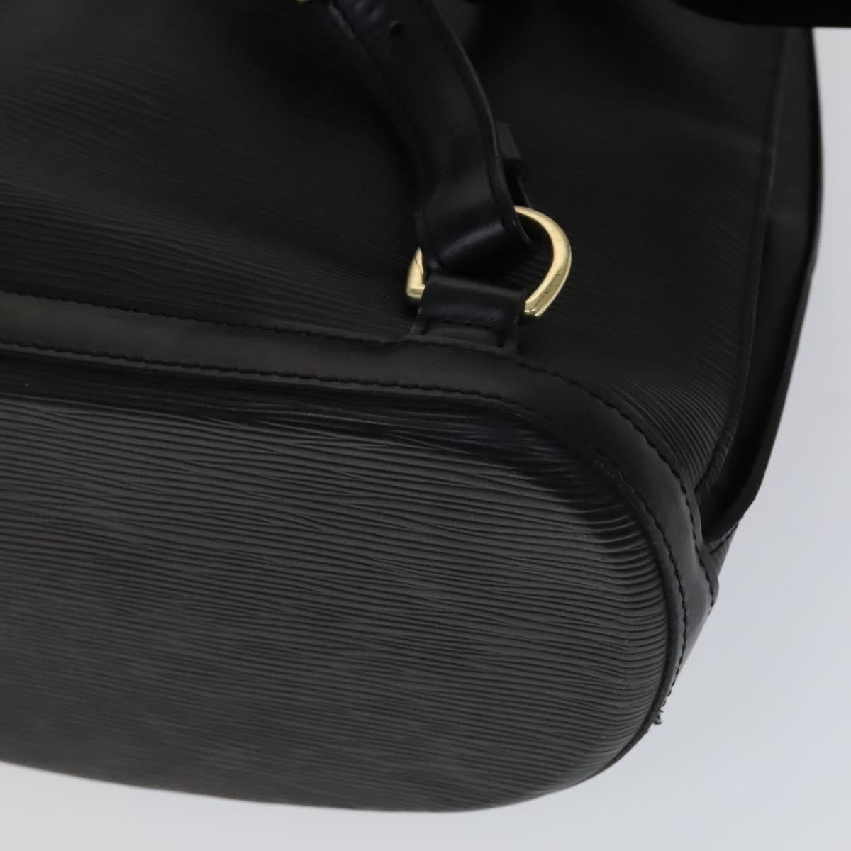 Louis Vuitton Gobelins Black Leather Backpack Bag (Pre-Owned) Size ONE SIZE - 10 Thumbnail