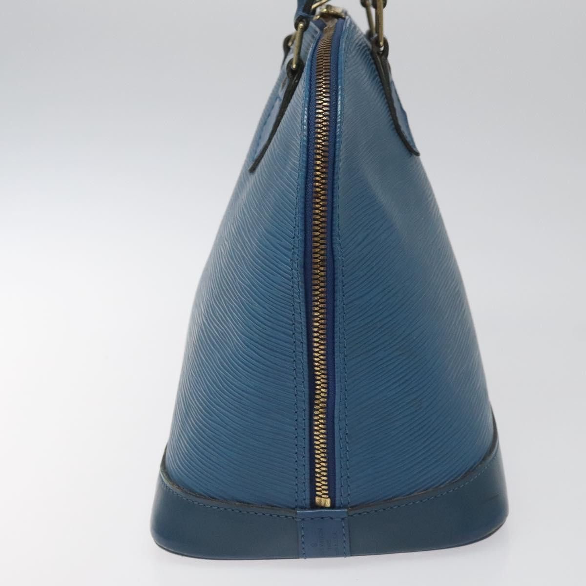 Louis Vuitton Alma Blue Leather Handbag (Pre-Owned) Size ONE SIZE - 3 Thumbnail