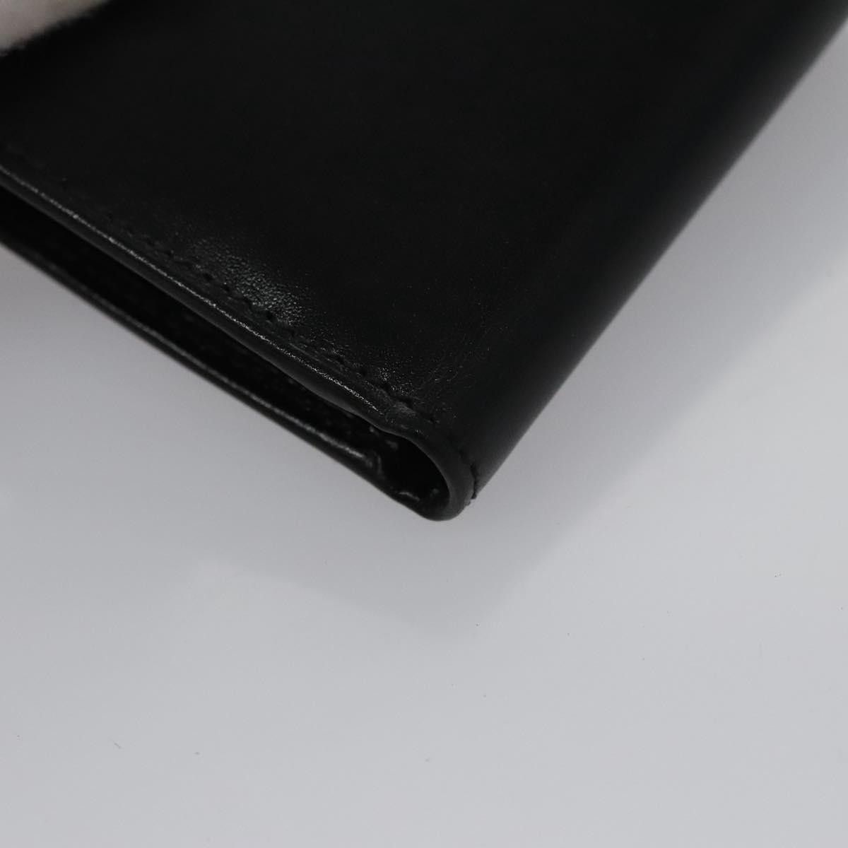 Salvatore Ferragamo Gancini Black Leather Wallet (Pre-Owned) Size ONE SIZE - 9 Thumbnail