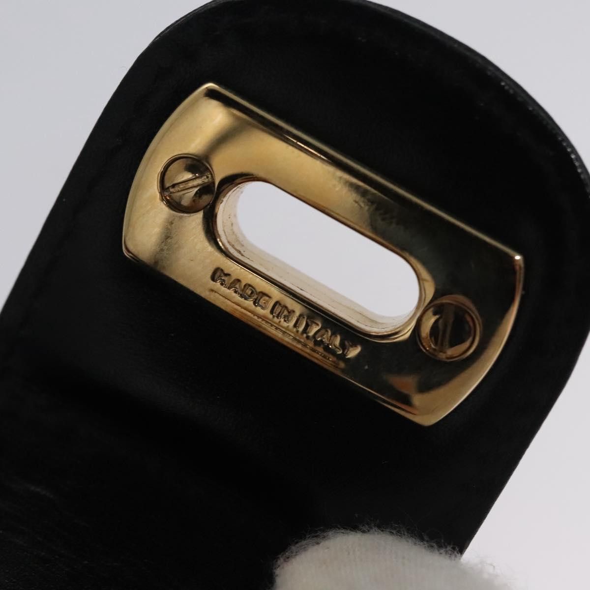 Salvatore Ferragamo Gancini Black Leather Wallet (Pre-Owned) Size ONE SIZE - 13 Thumbnail