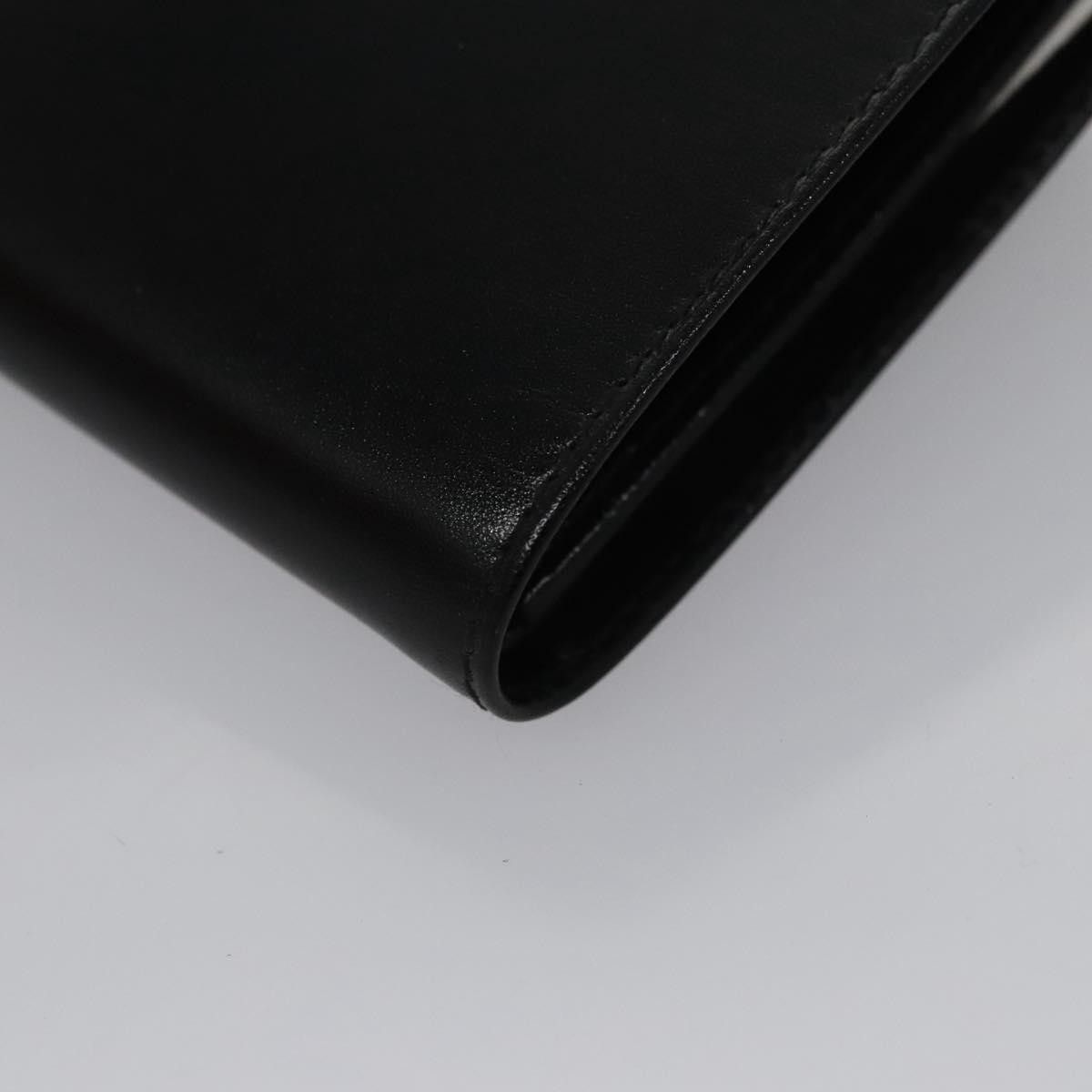 Salvatore Ferragamo Gancini Black Leather Wallet (Pre-Owned) Size ONE SIZE - 10 Thumbnail