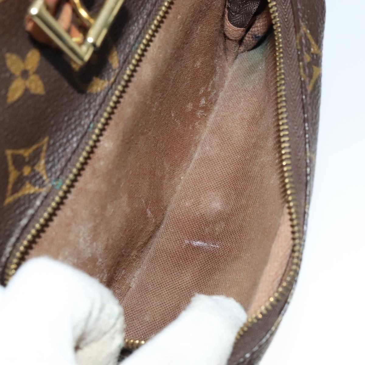 Louis Vuitton Montsouris Mm Brown Canvas Backpack Bag (Pre-Owned) Size ONE SIZE - 11 Thumbnail