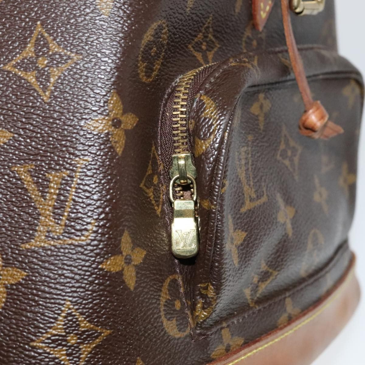 Louis Vuitton Montsouris Mm Brown Canvas Backpack Bag (Pre-Owned) Size ONE SIZE - 12 Thumbnail