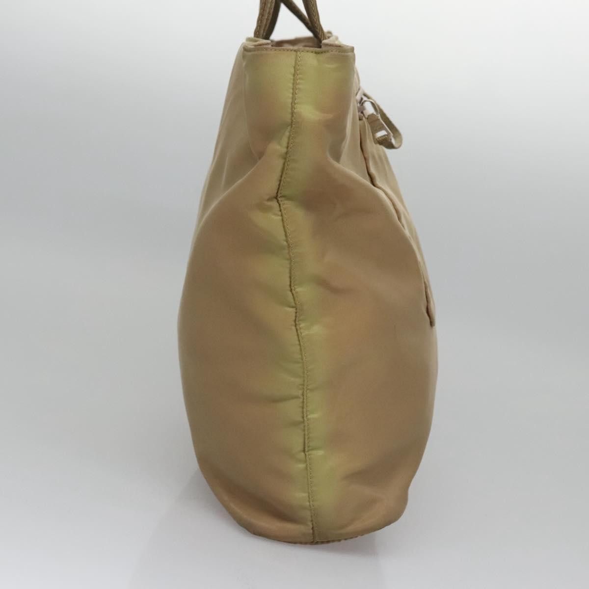 Prada Beige Synthetic Tote Bag (Pre-Owned) Size ONE SIZE - 4 Thumbnail