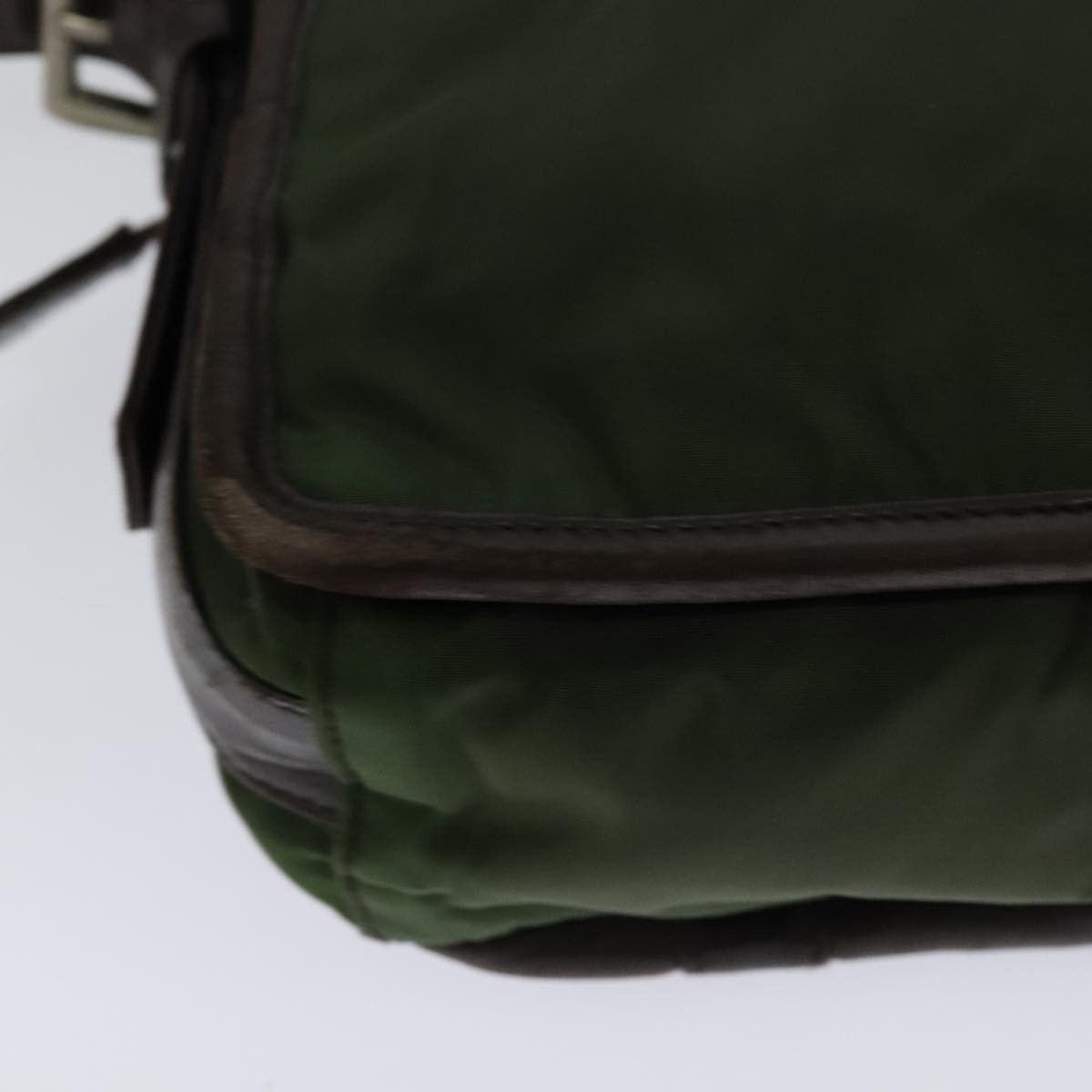 Prada Tessuto Green Synthetic Shoulder Bag (Pre-Owned) Size ONE SIZE - 9 Thumbnail