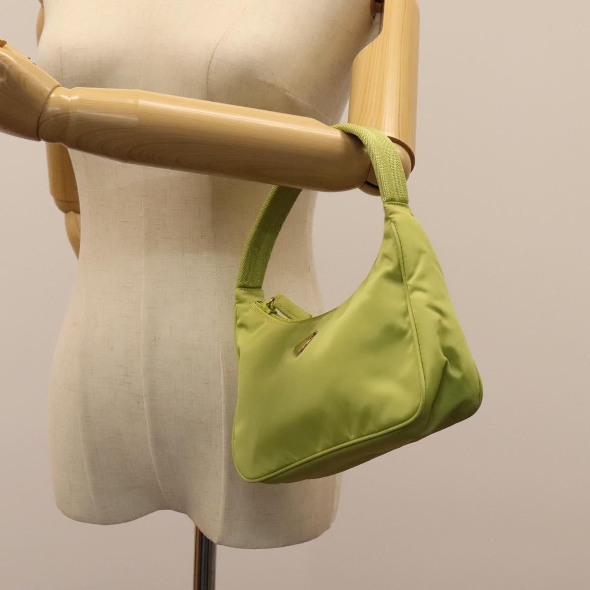 Prada Re-Edition Green Synthetic Handbag (Pre-Owned) Size ONE SIZE - 15 Thumbnail
