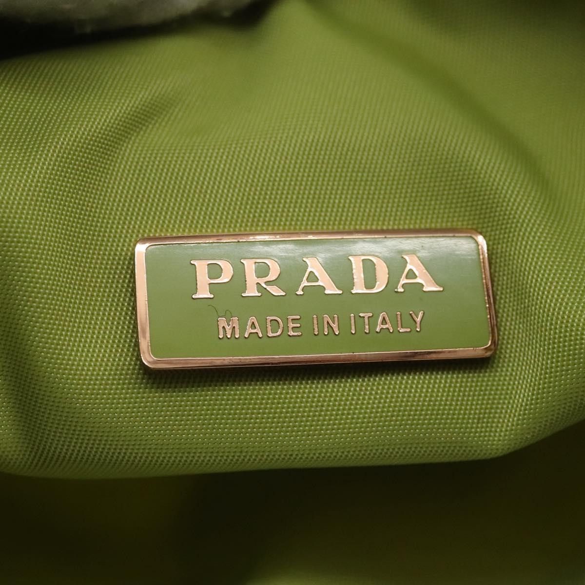 Prada Re-Edition Green Synthetic Handbag (Pre-Owned) Size ONE SIZE - 14 Thumbnail