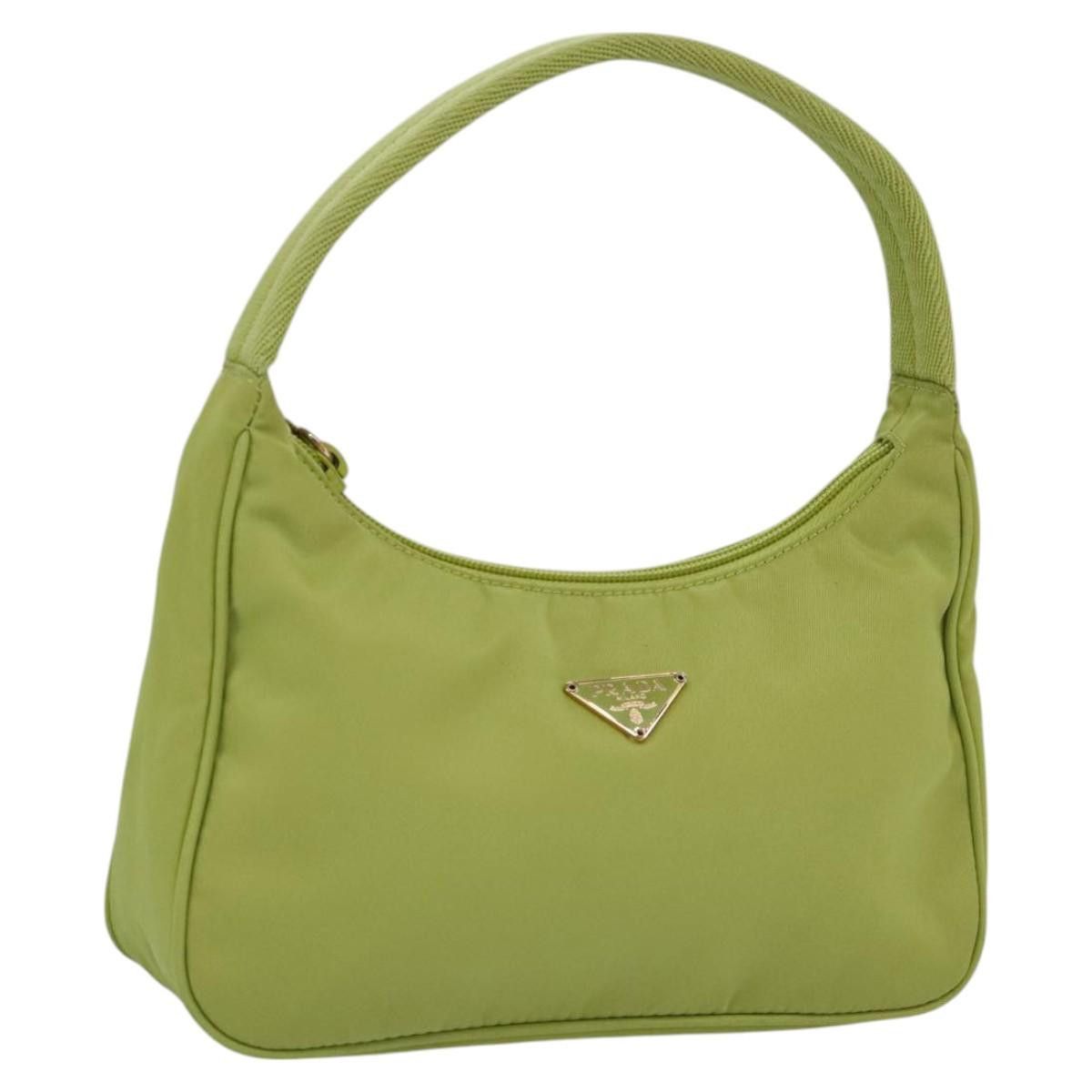 Prada Re-Edition Green Synthetic Handbag (Pre-Owned) Size ONE SIZE - 16 Thumbnail