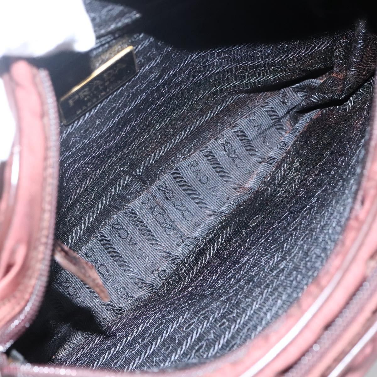 Prada Re-Nylon Burgundy Synthetic Shoulder Bag (Pre-Owned) Size ONE SIZE - 16 Thumbnail