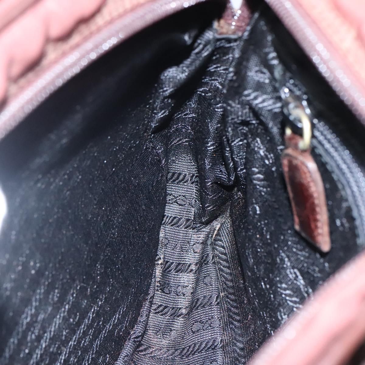 Prada Re-Nylon Burgundy Synthetic Shoulder Bag (Pre-Owned) Size ONE SIZE - 20 Thumbnail