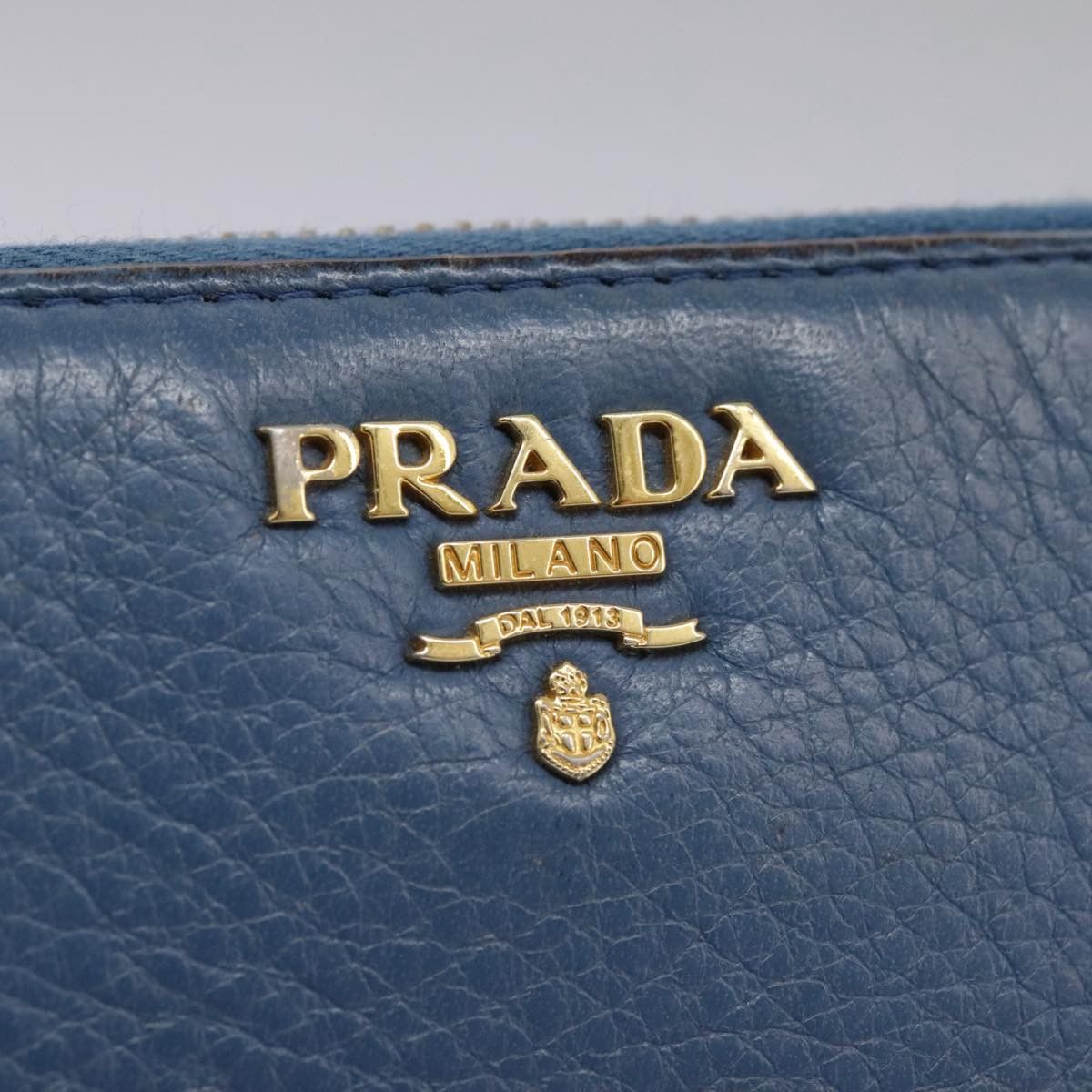 Prada Saffiano Blue Leather Wallet (Pre-Owned) Size ONE SIZE - 15 Thumbnail