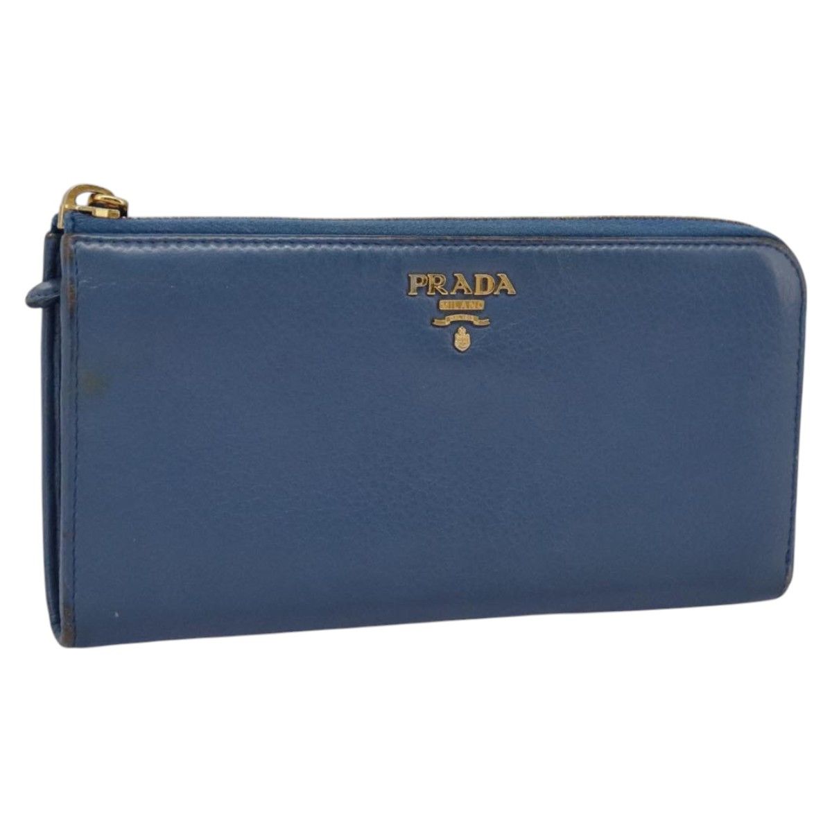 Prada Saffiano Blue Leather Wallet (Pre-Owned) Size ONE SIZE - 16 Thumbnail