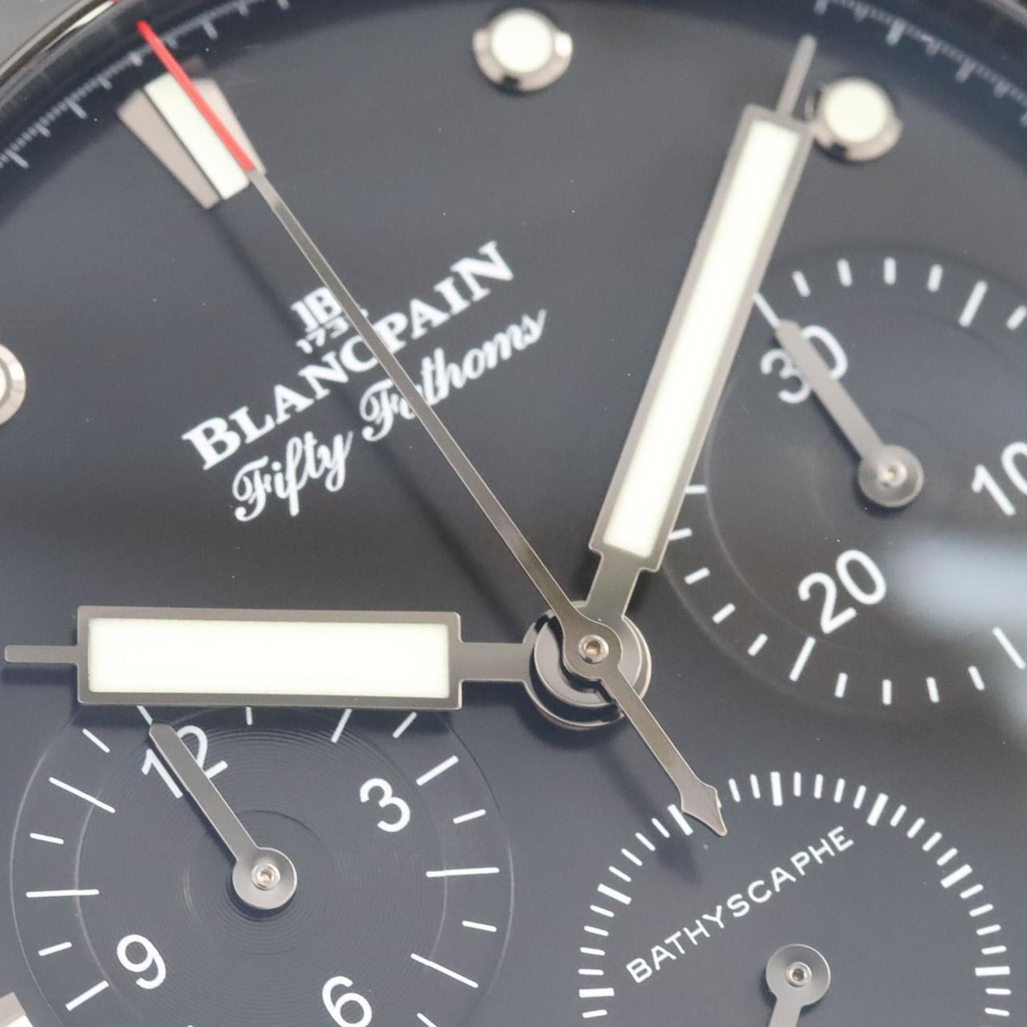 Other Blancpain Fifty Fathoms Bathyscaphe Flyback Chronograph 5200-0130-NABA Ceramic Wristwatch Automatic Size ONE SIZE - 9 Thumbnail