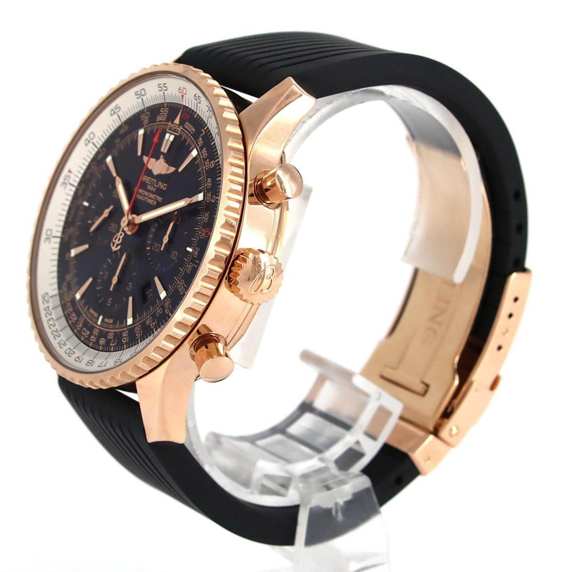 Breitling Breitling Navitimer B01 Chronograph 46 PG LIMITED RB0127 PG/RG Wristwatch Automatic Size ONE SIZE - 2 Thumbnail