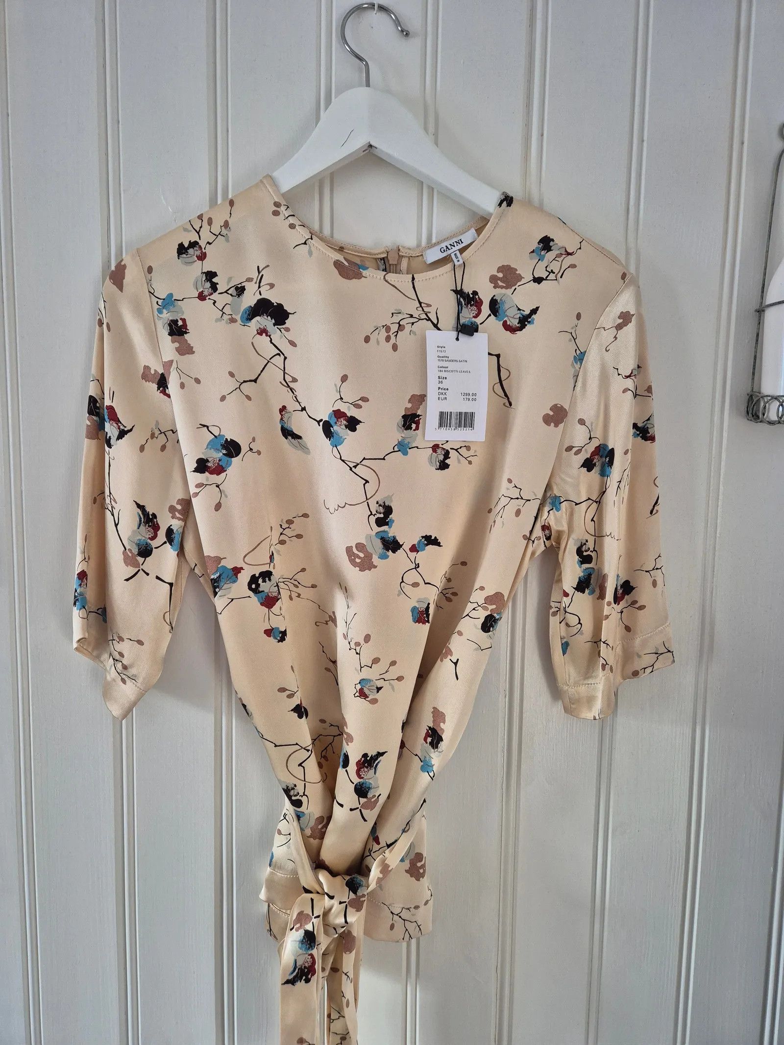 Ganni Ganni F1572 Blouse Size XS / US 0-2 / IT 36-38 - 4 Thumbnail