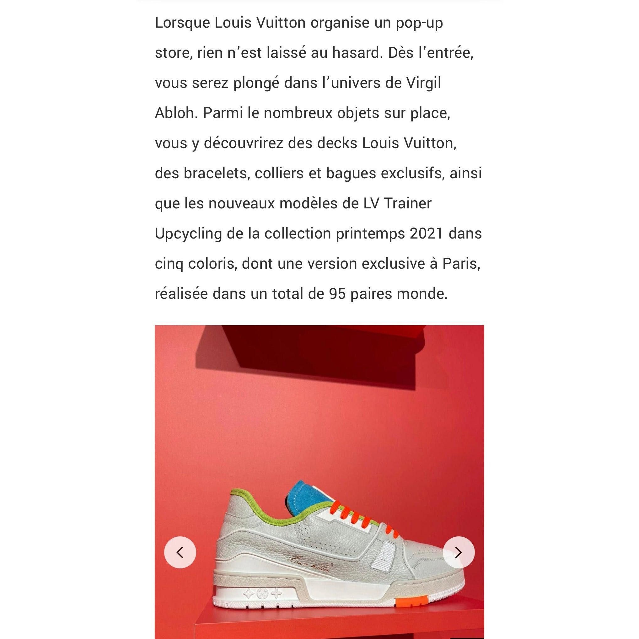 Louis Vuitton LOUIS VUITTON Sneaker Upcycling Virgil Abloh special edition Size US 10 / EU 43 - 8 Thumbnail