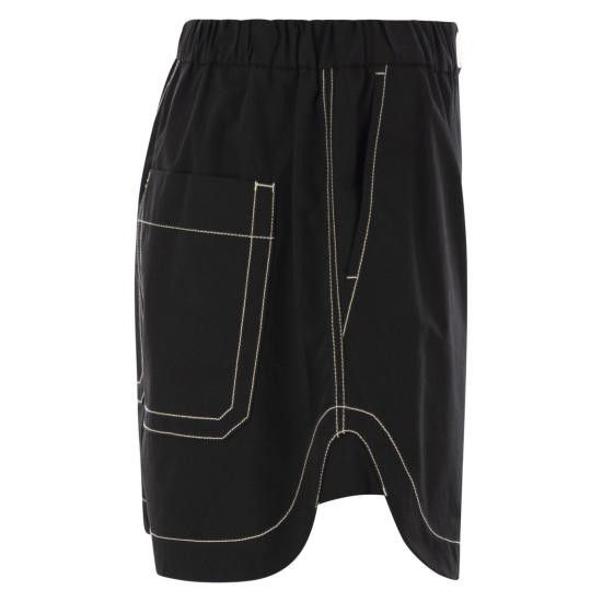 Sportmax SPORTMAX Women Shorts & Burmudas 2512141052600 BLACK Size 30" / US 8 / IT 44 - 3 Thumbnail
