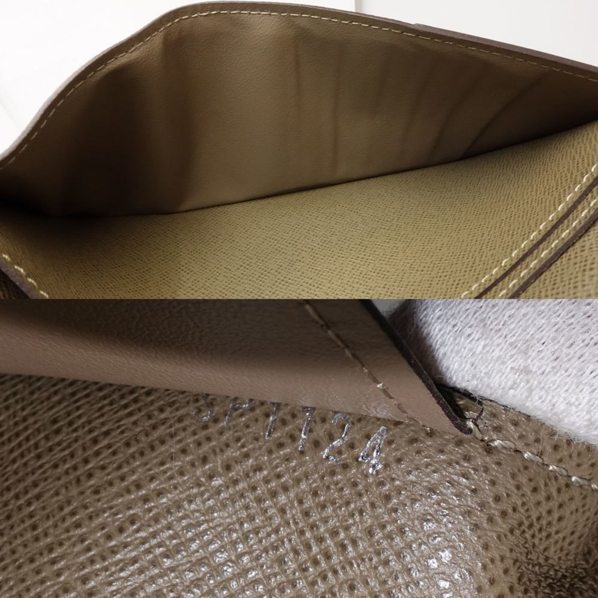 Louis Vuitton Louis Vuitton Taiga Long Wallet M32807 Portefeuille Brazza Urla (Khaki) 181179 Size ONE SIZE - 9 Thumbnail