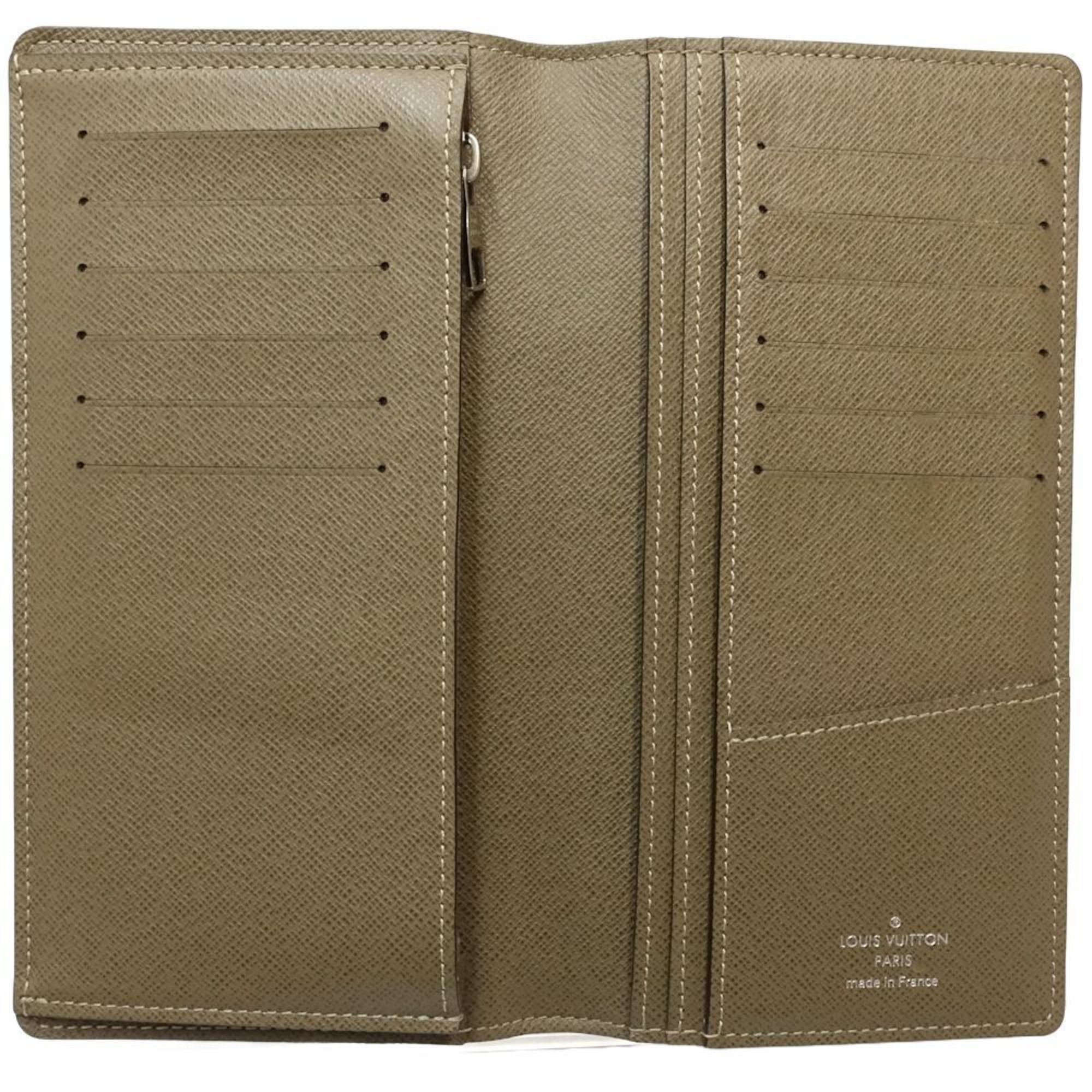 Louis Vuitton Louis Vuitton Taiga Long Wallet M32807 Portefeuille Brazza Urla (Khaki) 181179 Size ONE SIZE - 5 Thumbnail