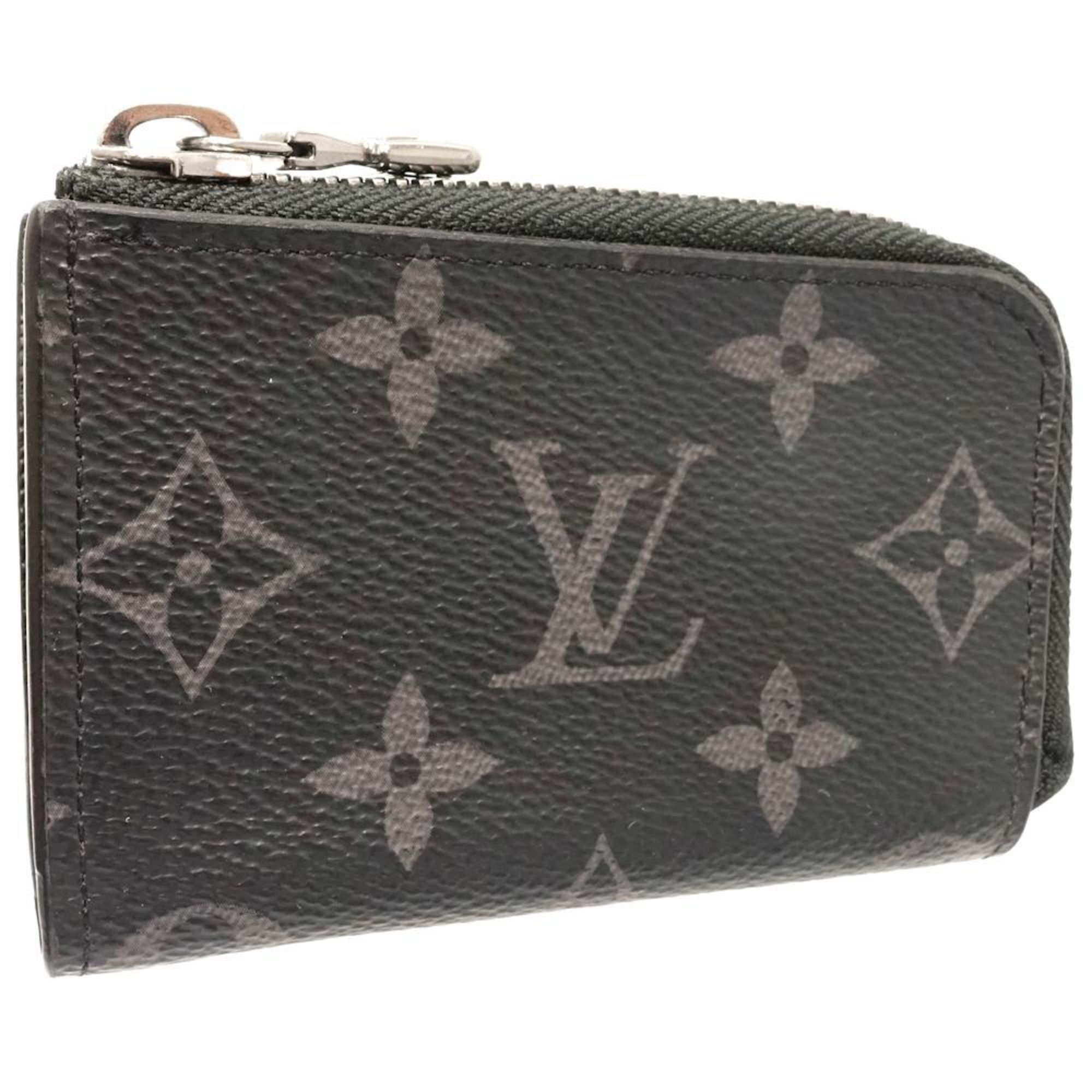 Louis Vuitton Louis Vuitton Wallet/Coin Case M63536 Porte Monnaie Jour Monogram Eclipse Black 181172 Size ONE SIZE - 2 Thumbnail