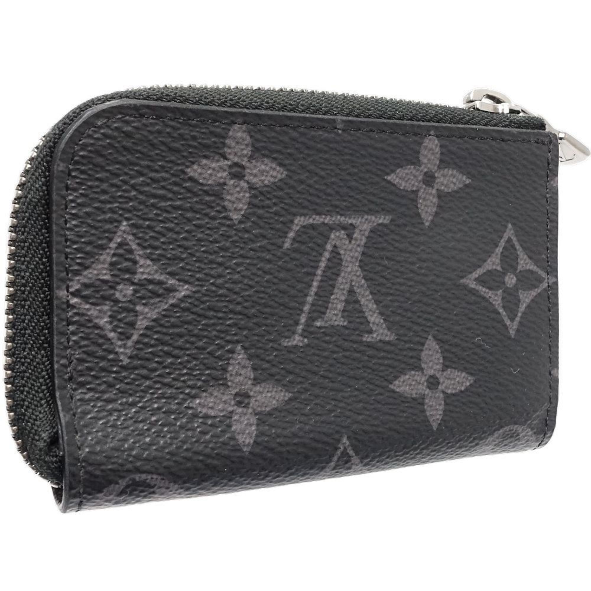 Louis Vuitton Louis Vuitton Wallet/Coin Case M63536 Porte Monnaie Jour Monogram Eclipse Black 181172 Size ONE SIZE - 3 Thumbnail