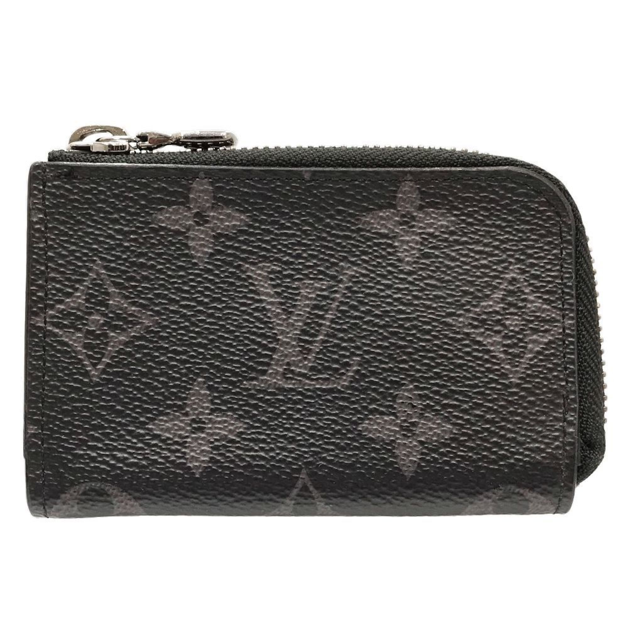 Louis Vuitton Louis Vuitton Wallet/Coin Case M63536 Porte Monnaie Jour Monogram Eclipse Black 181172 Size ONE SIZE - 10 Thumbnail