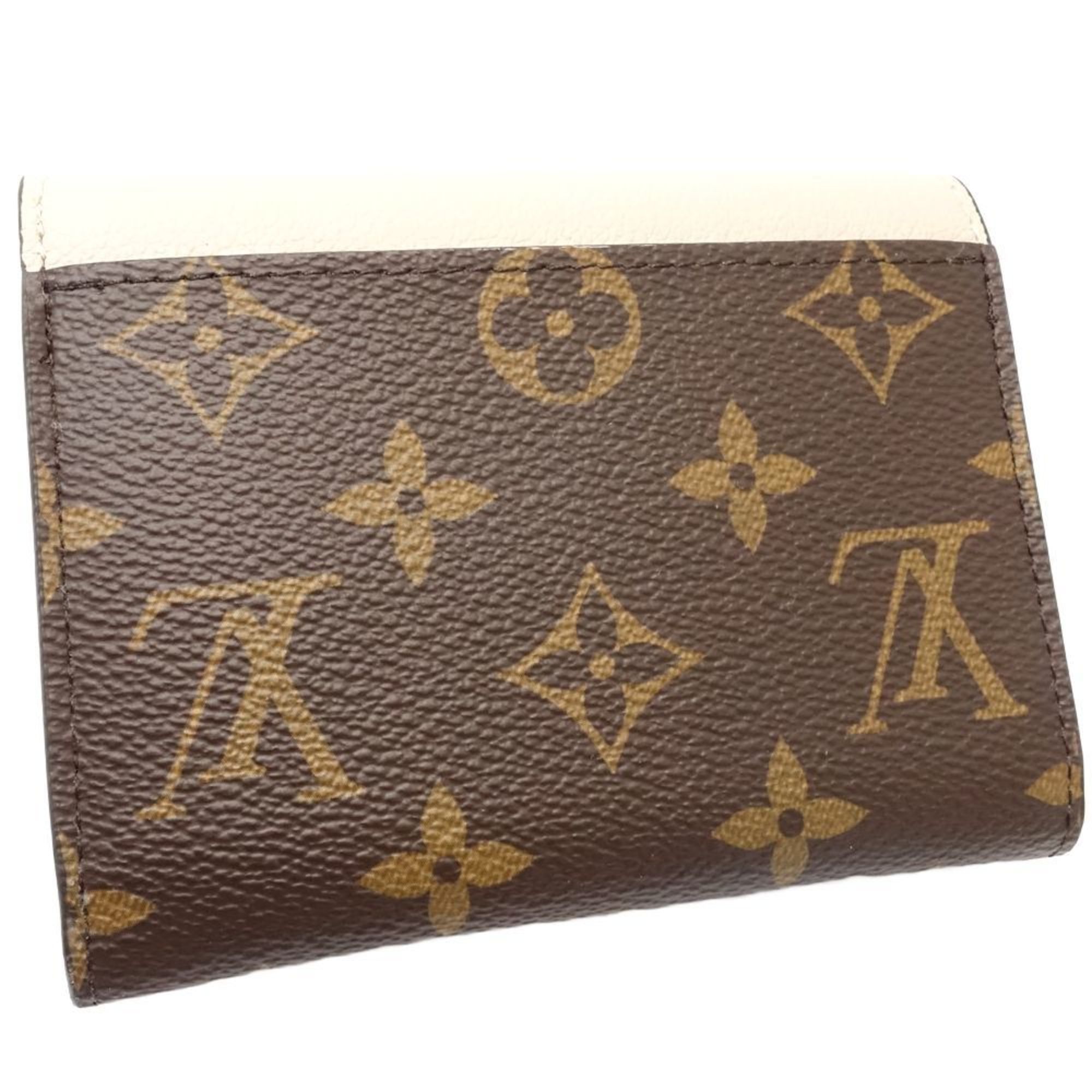 Louis Vuitton Louis Vuitton Monogram Tri-fold Wallet M82398 Portefeuille Victorine Brown Greige 181182 Size ONE SIZE - 2 Thumbnail