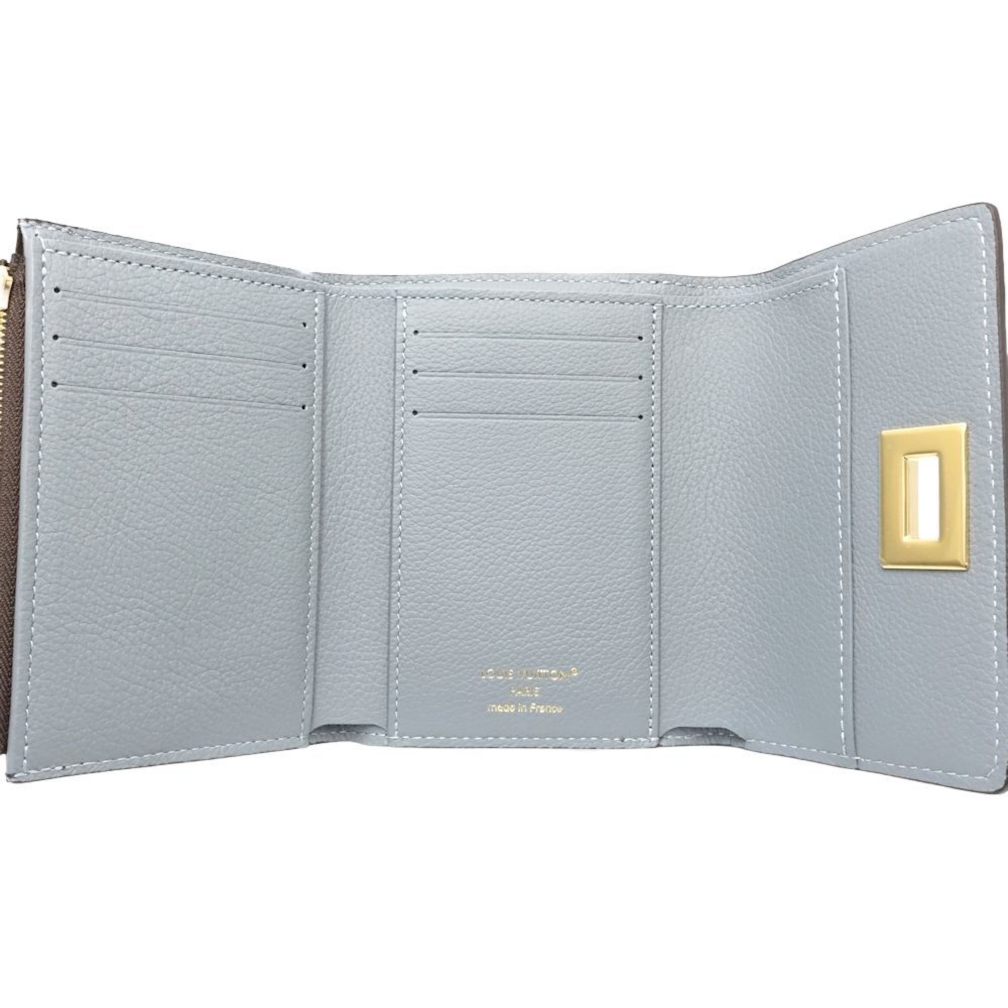 Louis Vuitton Louis Vuitton Monogram Tri-fold Wallet M82398 Portefeuille Victorine Brown Greige 181182 Size ONE SIZE - 5 Thumbnail