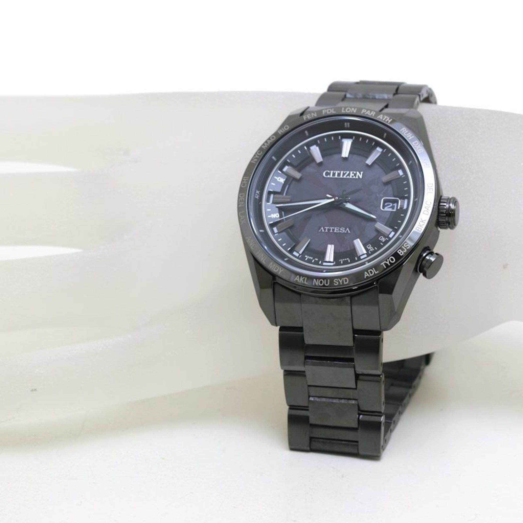 Citizen CITIZEN ATTESA HAKUTO-R 1900 pieces limited CB0285-63E Super Titanium Men's 130354 Watch Size ONE SIZE - 2 Thumbnail