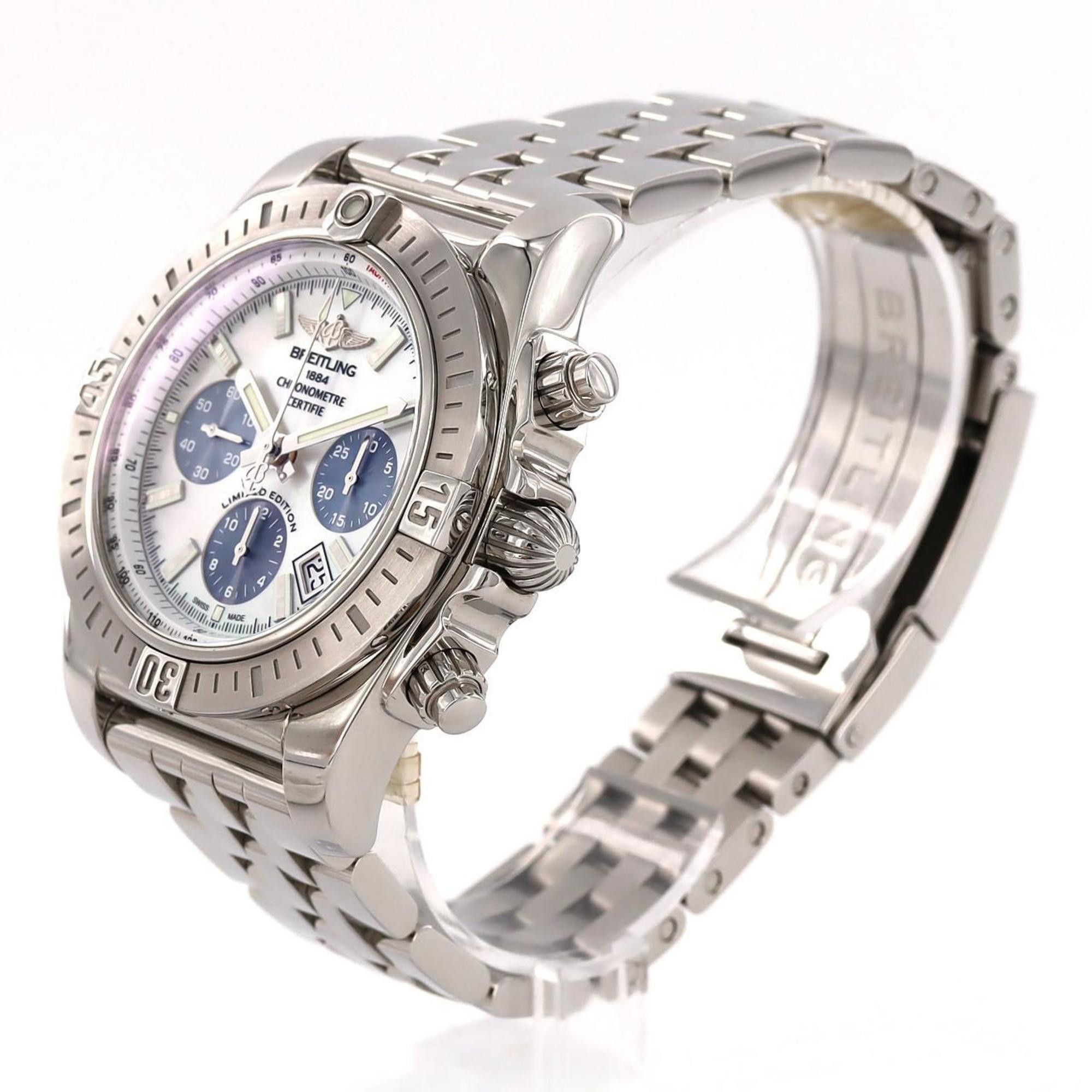 Breitling Breitling Chronomat JSP Mother of Pearl LIMITED AB0115 S001W-PPA SS Automatic Watch Size ONE SIZE - 2 Thumbnail