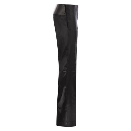 Sportmax SPORTMAX Women Straight Pants 2512131073600 BLACK Size 26" / US 2 / IT 38 - 3 Thumbnail