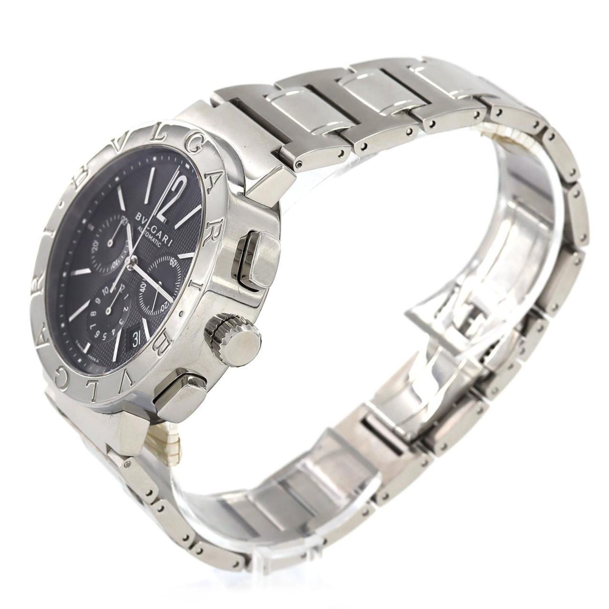 Bvlgari Bvlgari Chronograph BB42SSCH BB42BSSDCH AT SS Wristwatch Automatic Size ONE SIZE - 2 Thumbnail