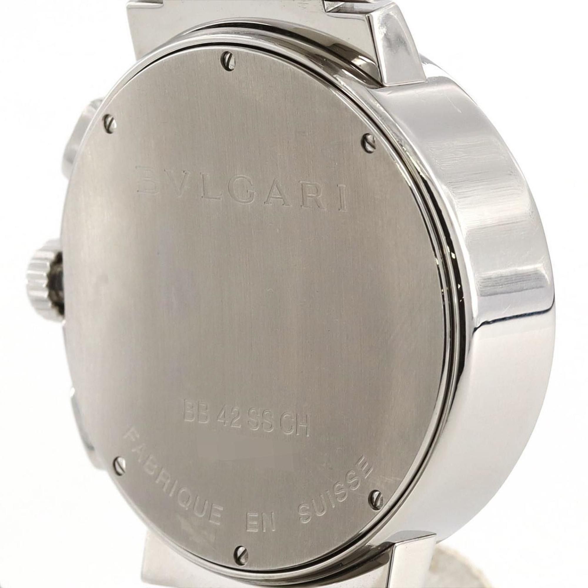 Bvlgari Bvlgari Chronograph BB42SSCH BB42BSSDCH AT SS Wristwatch Automatic Size ONE SIZE - 5 Thumbnail