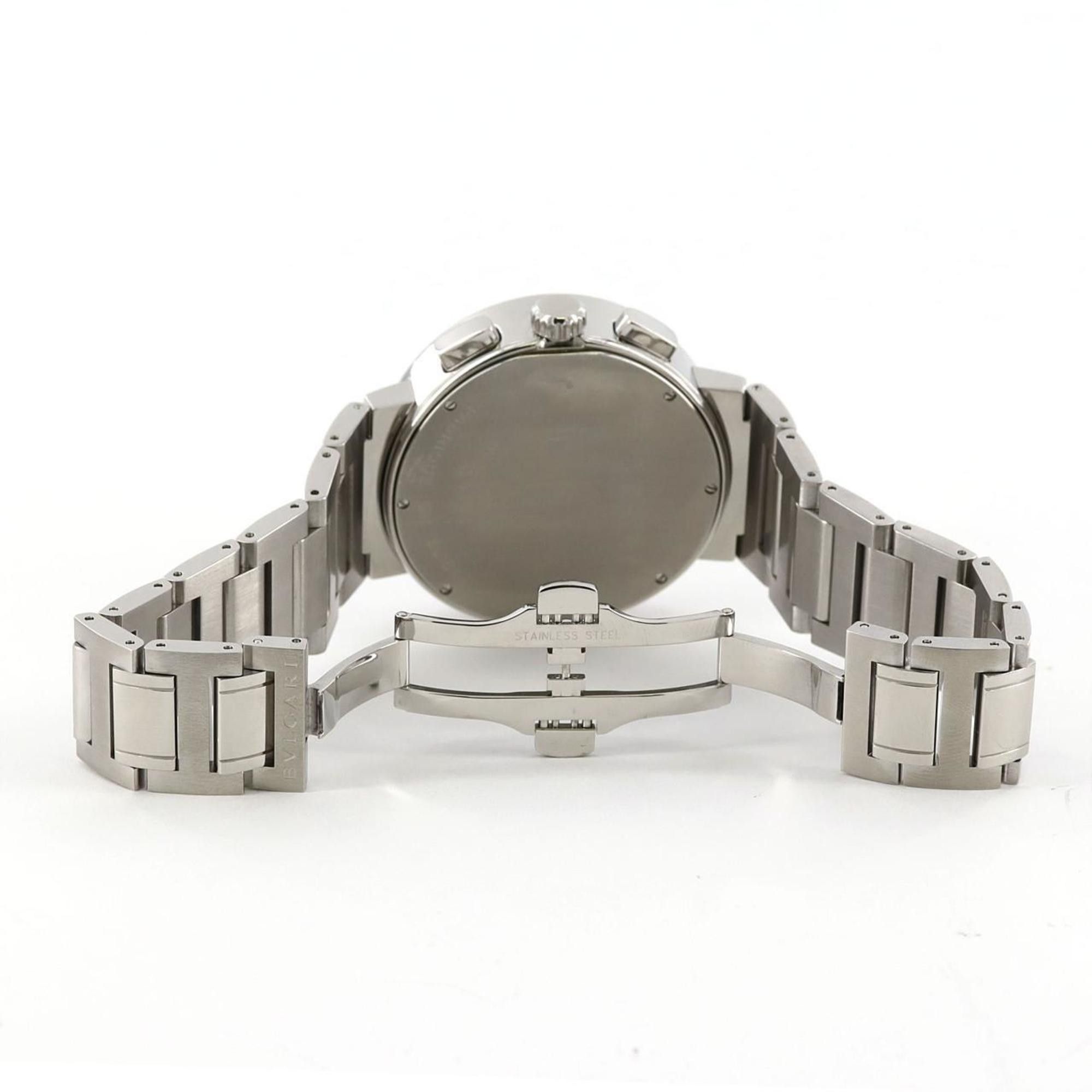 Bvlgari Bvlgari Chronograph BB42SSCH BB42BSSDCH AT SS Wristwatch Automatic Size ONE SIZE - 6 Thumbnail