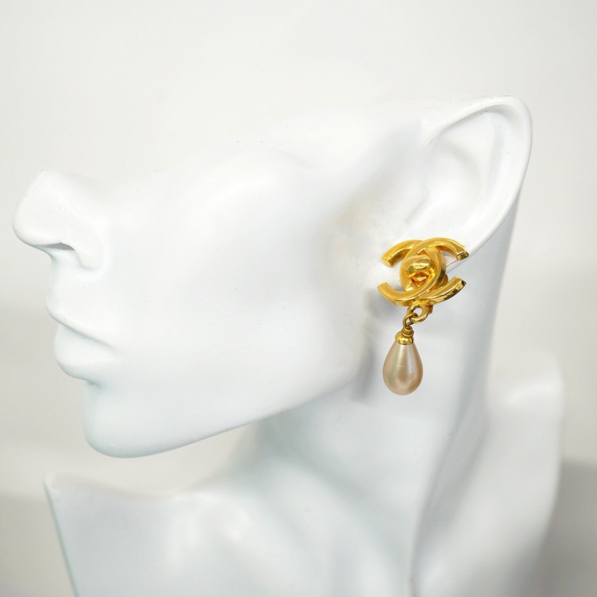 Chanel Chanel Coco Mark earring Size ONE SIZE - 4 Thumbnail