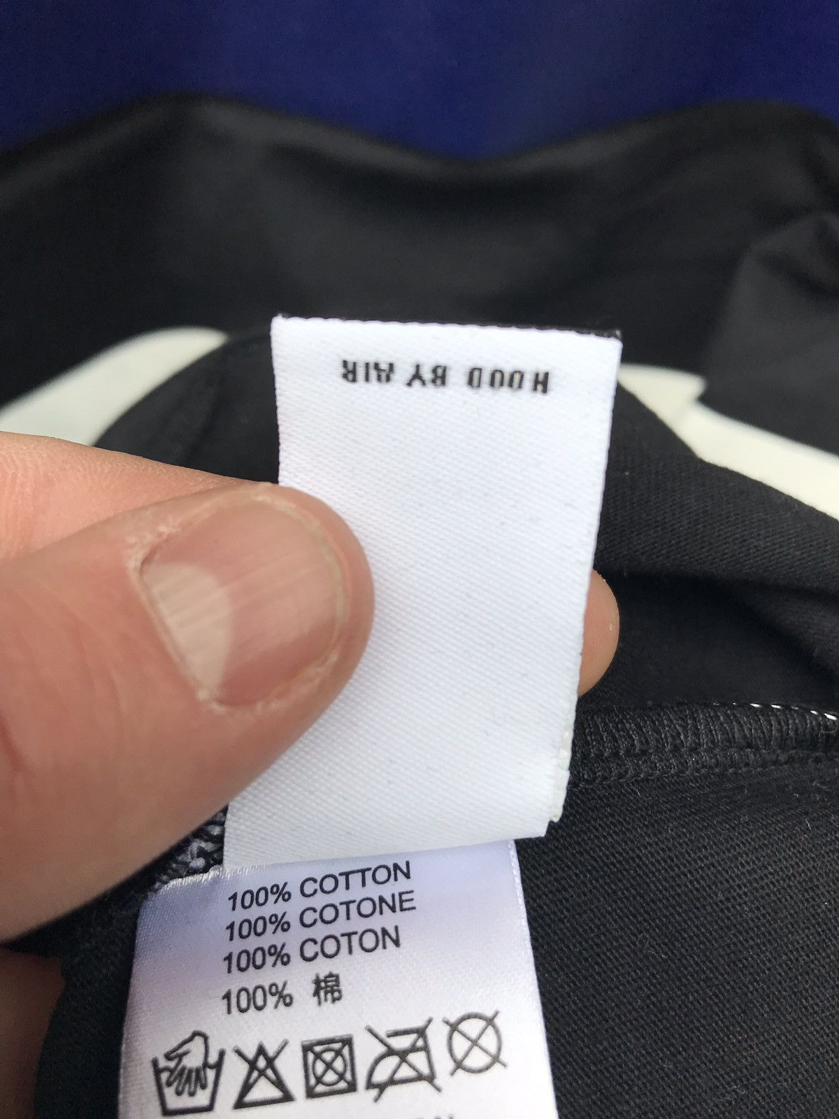Hood By Air New Hood By Air Blue/Black Casual Crew Neck Size L 595$ Size US L / EU 52-54 / 3 - 7 Thumbnail