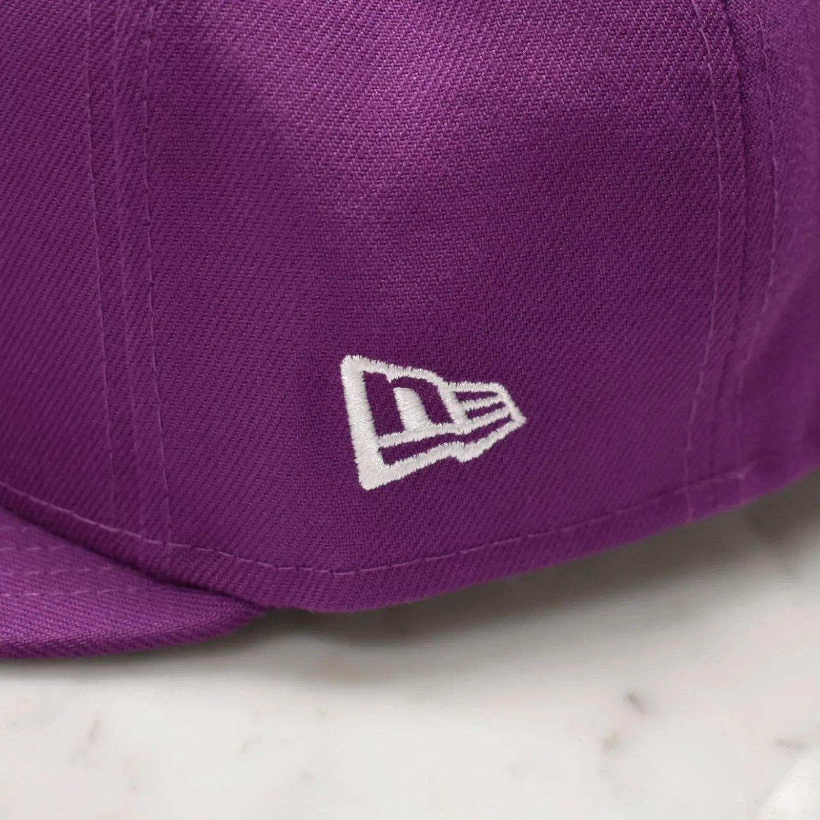 Supreme New Era Championship Box Logo Hat Purple 7 1/8