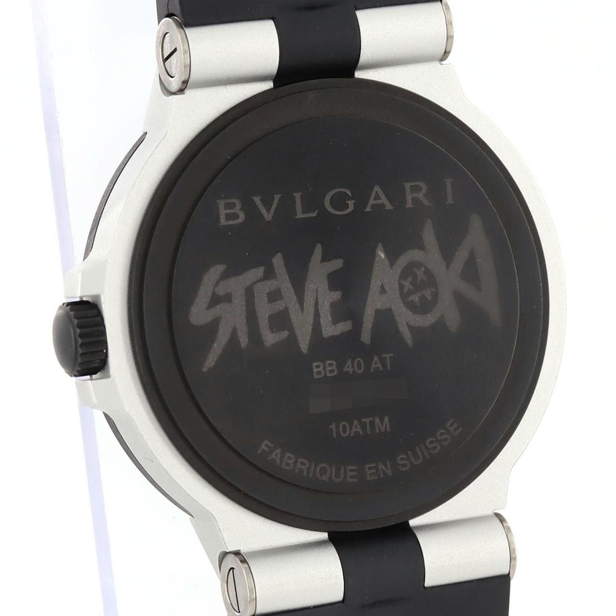 Bvlgari BVLGARI ALUMINUM STEVE AOKI LIMITED BB40AT SAP103539 Aluminium Wristwatch Automatic Size ONE SIZE - 5 Thumbnail