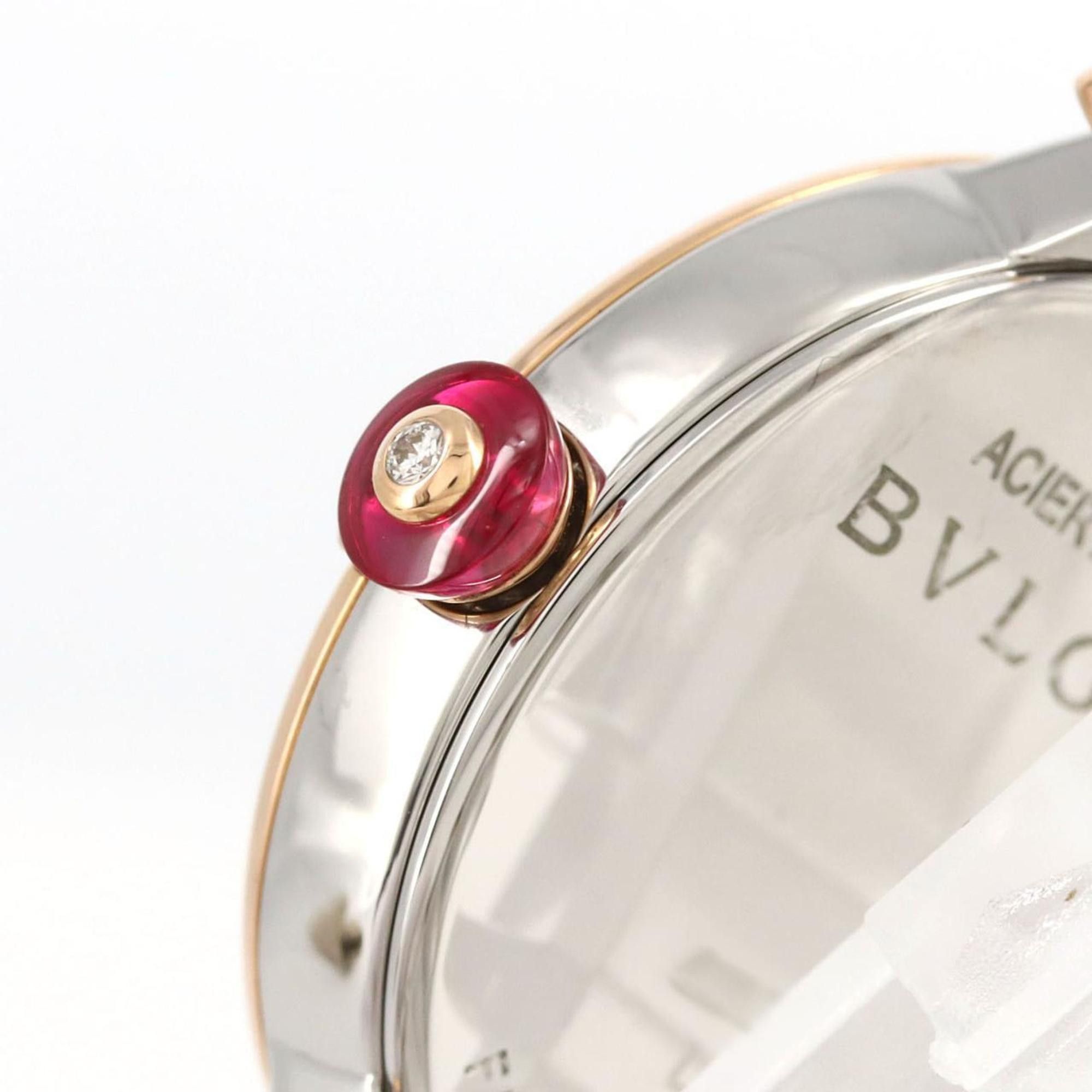 Bvlgari Bvlgari Lucea PG Combi 12P LUP28SG LU28WSPGSPG 12 SSxPG Wristwatch Quartz Size ONE SIZE - 4 Thumbnail