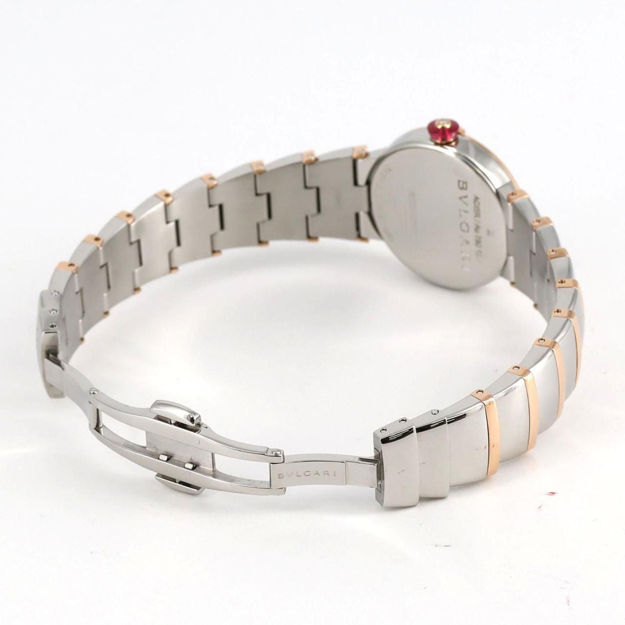 Bvlgari Bvlgari Lucea PG Combi 12P LUP28SG LU28WSPGSPG 12 SSxPG Wristwatch Quartz Size ONE SIZE - 8 Thumbnail